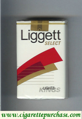 Liggett Select Kings Lights King Size cigarettes soft box
